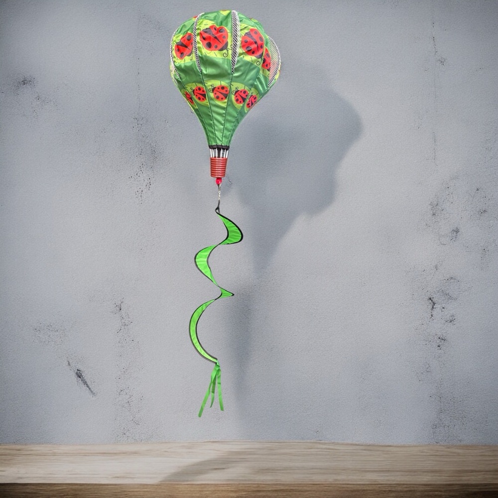 Ace Hardware Green Hot Air Balloon Wind Spinner